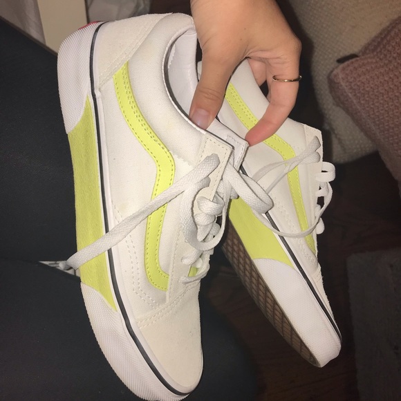 Vans Shoes - Old Skool neon vans size 7 from Urban Outfitters